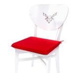 Homaks Buket Kare Kırmızı 40x40 cm Sandalye Minderi
