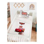 Homamia Isme Özel %100 Pamuk Bebek Nevresim Takımı Cars Şimşek