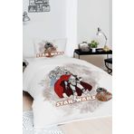 Homamia İsme Özel Baskılı %100 Pamuk Tek Kişilik Nevresim Takımı Star Wars