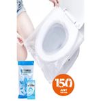 Hombak 150'li Hijyenik Kullan At Klozet Kapağı Poşeti Örtüsü Yaşlı Hasta Çocuk İçin Klozet Poşeti