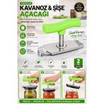 Hombak Premium Ayarlanabilir Kavanoz & Şişe Açacağı – Güçlü Kavrama Paslanmaz Çelik Açacak