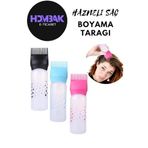 Hombak Taraklı Saç Boyama Şişesi Saç Bakım Yağı Uygulama Tarağı Saç Dip Boyama