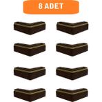 Homdep Nescamuse Kanepe Koltuk Tv Ünitesi Konsol Yükseltme L Model Plastik Ayak Ceviz 5cm 8 Adet