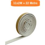 Homdep Nescamuse Kapı Pencere Fitili Yapışkanlı (Beyaz) Kapı Pencere Bandı Bantları 11X2 Metre= 22 Metre