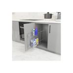 Home 16X16 Yandan Teleskopik Raylı Tezgah Altı Şişelik - Yağdanlık - Deterjanlık