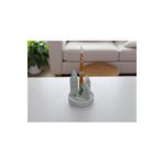 Home 3lü Ev Beton Mumluk Şamdan Dekoratif Obje Set