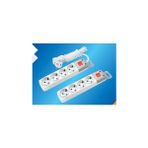 Home 4'lü Topraklı Grup Priz-Anahtarlı - 3MT KABLOLU