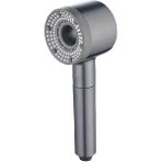 Home 5 Fonksiyonlu Duş Başlığı, Ayarlanabilir Turbo Duş, Yüksek Kaliteli Lüks Tazyik Ayarlı, Modern ve Şık Banyo Aksesuarı Handshower (Gri)