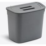 Home 7 Litre Dolap Kapağına Takılabilir Kapaklı Askılı Çöp Kovası, Plastik, Mutfak ve Banyo Için Pratik Atık Toplama Çözümü, Uzun Ömürlü ve Kolay Temizlenebilir (Antrasit Gri)