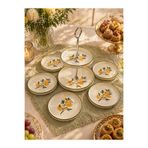 Home 9 parça Limon Desen ikram seti