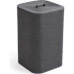 Home 90 Litre Iki Bölmeli Kirli Çamaşır Sepeti Çıkarılabilir Astarlı Kapaklı Katlanabilir