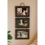 Home Ahsap 3'lü 10x15 Cm İpli Fotograf çerçevesi yatay Rebab Renk