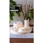 Home Antik Desenli Tepsi, Dekoratif Vazo, Tealight Mumluk, Tütsü Tutucu, Kapaklı Vazo 5'li Set