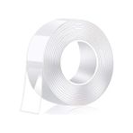 Home Çift Taraflı Nano Bant Extra Güçlü Yeniden Kullanılanilir Silikon Bant Şeffaf 1 Metre