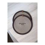 Home Decors By Özlem 2 Kişilik 2 Parça Amerikan Servis Supla Takımı Sofra Düzenleyici Handmade Tabak Altlığı 33X33 Hasır Kahverengi
