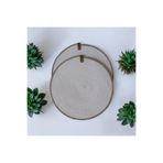 Home Decors By Özlem 2 Kişilik 2 Parça Amerikan Servis Supla Takımı Sofra Organizer Düzenleyici El Emeği Hasır Ekru