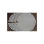 Home Decors By Özlem 4 Kişilik 4 Parça Amerikan Servis Supla Takımı Tabak Altlığı Mutfak Hasır Sepet Sunum Hediye 33X33Cm Ekru 33 X 33 1001000009146