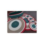 Home Decors By Özlem 4 Kişilik 9 Parça Amerikan Servis Supla Takımı Tabak Altlığı Bardak Altlığı Hasır Sepet Mutfak Sunum Yeşil