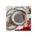 Home Decors By Özlem 6 Kişilik 7 Parça Supla Takımı Amerikan Servis Tabak Altlığı Düzenleyici Organizer Hasır Sepet Gri Beyaz