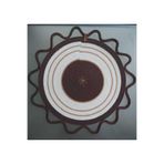 Home Decors By Özlem Dekoratif Örtü Hasır Örtü Runner Masa Örtüsü Mutfak Örtüsü Sehpa Konsol Örtüsü Salon Sunum 52X52Cm Kahve&Sarı&Ekru