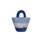 Home Decors By Özlem Hasır Çanta Plaj Çantası El Çantası%100 El Emeği Handmade Tasarım Tarz Yaz Moda Çanta Bebe Mavisi
