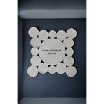 Home Decors By Özlem Hasır Örtü Dekoratif Örtü Masa Örtüsü Kare Örtü ( Ekru Renk 65 Cm ) Ekruuu