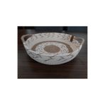 Home Decors By Özlem Kulplu Ekru Hasır Sepet Düzenleyici Dekorasyon Organizer Mutfak Sunum Moda - 27x6 cm
