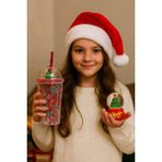 Home Dekor Hediye Trend Yeniyıl Yılbaşı 2'li Hediye Seti Noel Geyikli Pipetli Suluk Çam Ağacı Temalı Işıklı Kar Küresi - Çok Renkli - 2 Adet