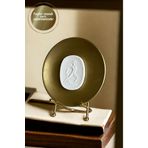 HOME DEKORİSTA Dekoratif Tabak, Dekoratif Obje, Gold Renk Tabak, Gold Renk Dekoratif Obje, Home Dekorista