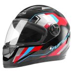 Home Department Stores Çıkarılabilir Kış Boyun Eşarp Motosiklet Kaskları ile Tam Yüz Kask (Yurt Dışından) - 60 - Siyah