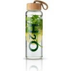 Home Detox Bambu Kapaklı Cam Matara 1000 ml –,ısıya Dayanıklı, Borosilikat Cam, Doğal, Çevre Dostu, Sağlıklı Su Şişesi,buzdolabı Suluk Suluğu (Detox)