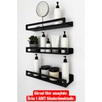 Home Duvar Rafı Dekoratif Duvar Rafı Banyo Düzenleyici Metal Duvar Rafı Baharatlık Rafı Kahve Köşesi Rafı