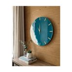 Home Duvar Saati 35 Cm- Şık Ve Modern Tasarım-Epoxy Duvar Saati-Dekoratif Saat