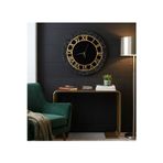 Home Duvar Saati 50 Cm- Parlak Şık Tasarım-Modern Epoxy Duvar Saati-El Yapımı