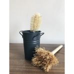 Home Galvaniz Kalemlik Organizer Çiçeklik Vazo Mat Siyah Renk Kaşıklık Kalemlik Organizer