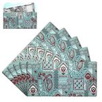 Home Genie Düğün, baby showers, festivaller, Shagun ve diğer durumlar için para zarfları | Para Lifafa | Hediye nakit para zarfları | Siyah ve kırmızı şal desenli baskı - 5'li paket