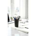 Home GreyfurtArt Siyah Metal Kalemlik Saksı Vazo Ofis Restoran Tipi Çatal Kaşıklık Banyo Düzenleyici Organizer
