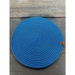 Home İnn Tekstil Home İnn Leke Tutmaz Örgü Supla 33 cm Tekli Modern Amerikan Servis Tabak Altlığı - 33 x 33 - Turkuaz