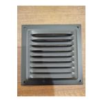 Home KARAVAN MUTFAK BANYO MENFEZİ 15X15 CM - MAT SIYAH