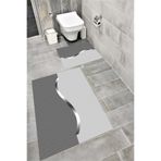 Home Kaymaz Tabanlı Suya Dayanıklı Dijital Baskılı Banyo Paspası Takımı