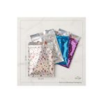 Home Metalize Hediye Poşeti 10x12 cm, küçük poşet, renkli poşet, takı poşeti, paketleme poşeti 100 adet