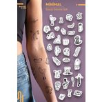 Home Minimalist Geçici Dövme Tattoo Seti (30 ADET)-benzeriyok
