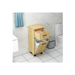 Home Mobiga Sorty Çamaşır Sepetli Çekmeceli Banyo Dolabı