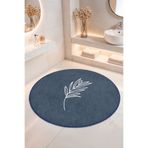 Home Modern Yaprak Desenli Kaymaz Tabanlı Yıkanabilir Banyo Halısı