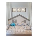 Home montessori örgü bebek uyku seti