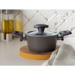 Home Pretty Alüminyum Mini Tencere Gri