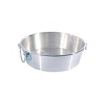Home Salça Pekmez Leğeni Tarhana Tavası Kulplu Çap: 92 Derinlik 24 Cm 130 ml Kalınlık Alüminyum