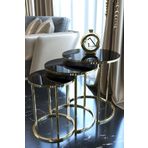 Home SEHPA C ZİGON SEHPA MODERN GOLD, SİYAH CAM