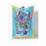 Home Sevimli Stitch Desenli 3D Dijital Çocuk Polar TV Battaniyesi