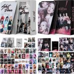 Home Silk 2 PAKET/110PCS Blackpink Doğumlu Pembe Lomo Kartı Photocards Yeni Albüm Kartı 2022 Mini Fotoğraf Kartları Kpop Bp Poster Kartları Hayranlar Için (Yurt Dışından)